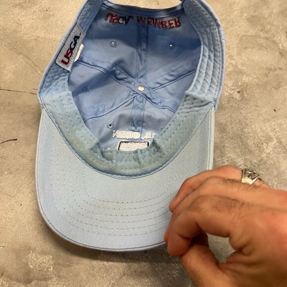 USGA MEMBER US OPEN GOLF HAT COTTON 2019 PEBBLE BEACH BLUE - Picture 5 of 7